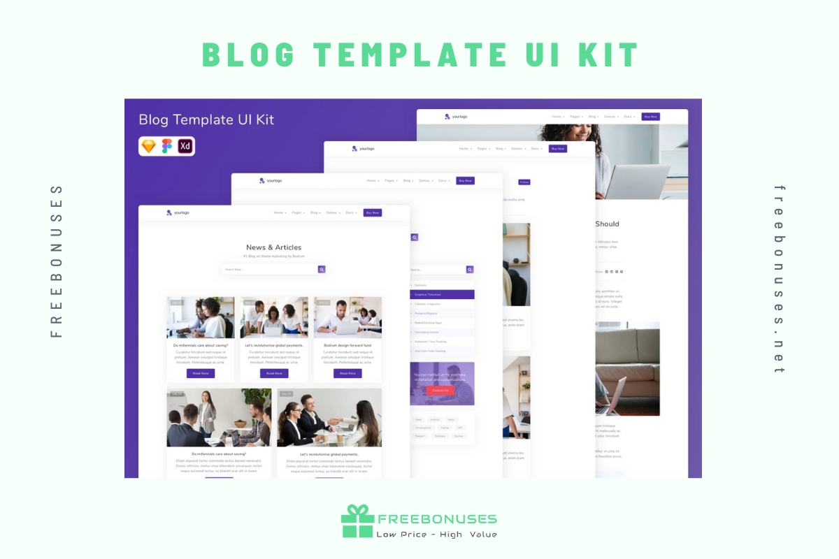 Blog Template UI Kit