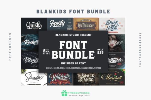 Blankids Font Bundle