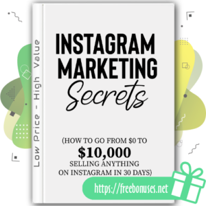 Instagram Marketing Secrets ebook free